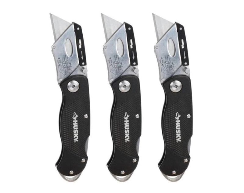 Husky Utility Knives 3-Pack Set
