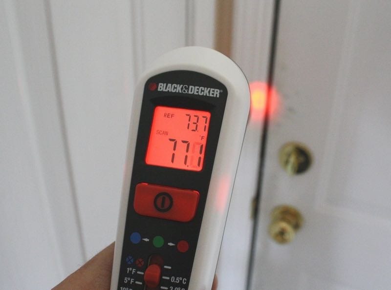 Black and Decker TLD100 Thermal Leak Detector heat