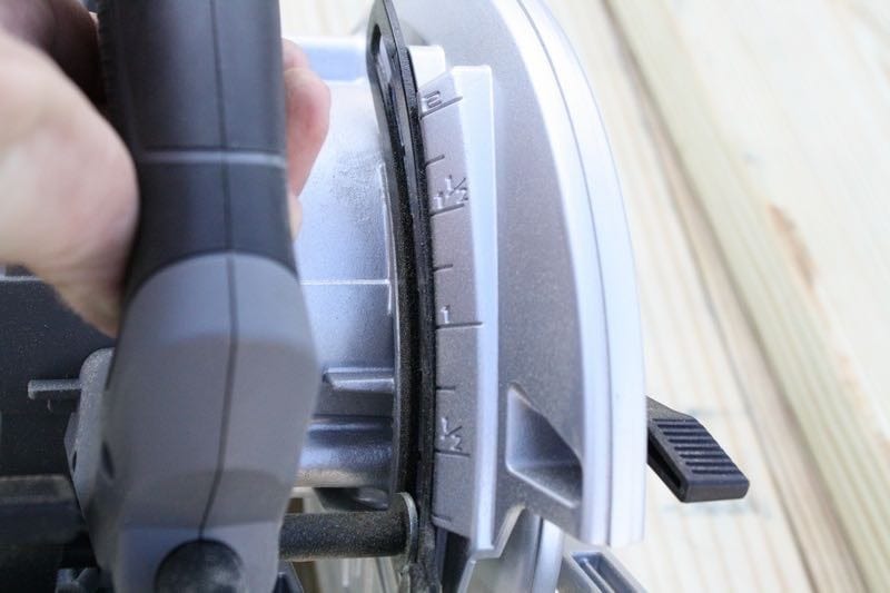 Porter Cable PC15TCSMK 15A circular saw depth