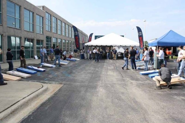 Bosch bean bag toss