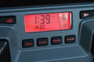 Porter-Cable PC18JR 18V Cordless Jobsite Radio LCD controls