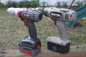 Porter Cable PCL418C-2 1 drill comparison