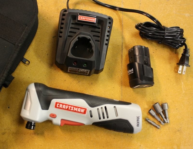 Craftsman 17562 NEXTEC 12V Right Angle Impact Driver set