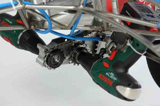 Drill-powered Tricycle -1