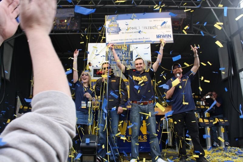 Irwin Tools Ultimate Tradesman Challenge World Finals - winner