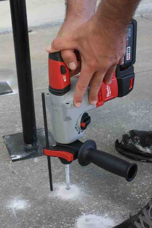 Milwaukee M18 Cordless SDS+ Rotary Hammer application -2