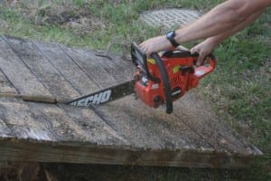 ECHO CS-400 Chainsaw pallet