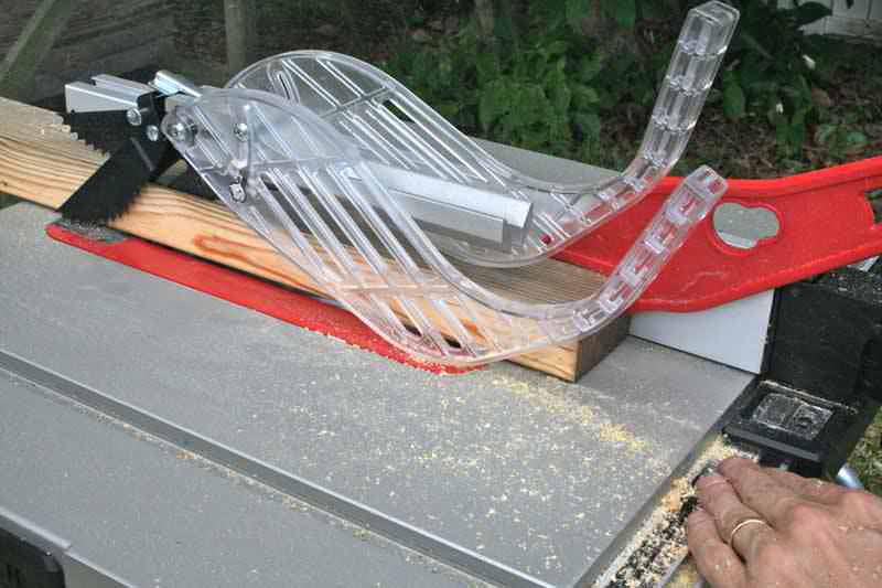 Bosch GTS1031 10-inch Table Saw Shift application - 2