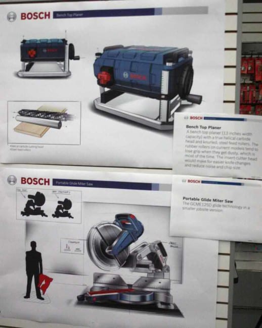 Bosch Mini Portable Glide Miter Saw with Handle