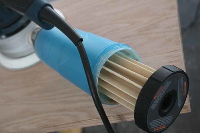 Bosch ROS65EVC5 Large Random Orbit Sander-canister