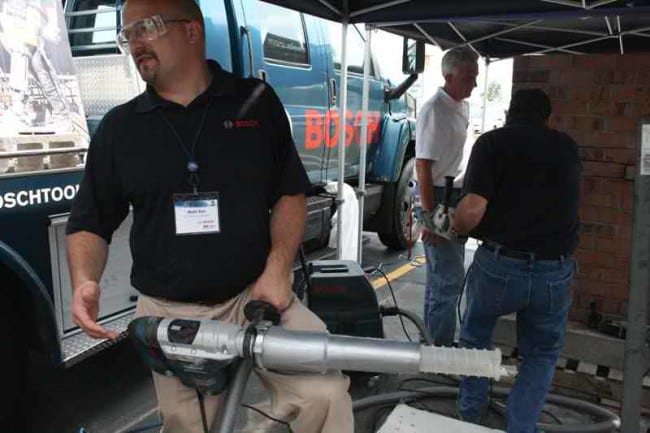 Bosch Rotary Hammer and Grinder Dust Shrouds application