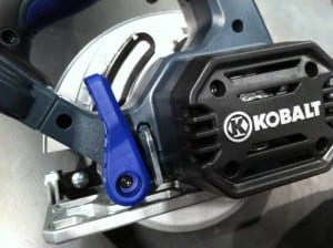 Kobalt 18V circular saw bevel