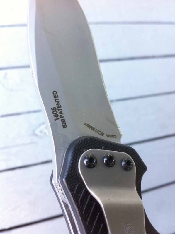 Kershaw Clash 1605X Folding Knife gimping