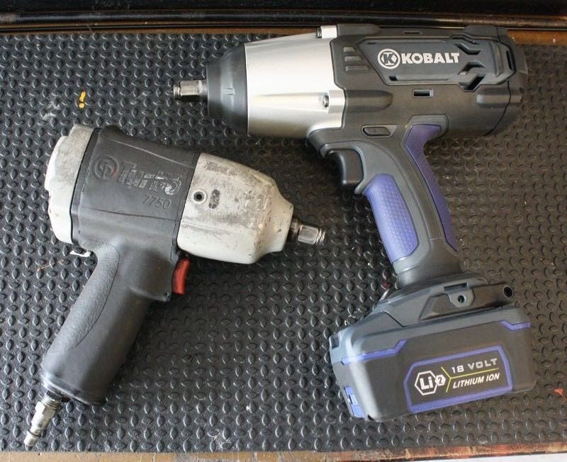 Kobalt 18V Li-ion Cordless Impact Wrench compared