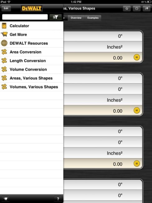 DeWALT Mobile Pro App