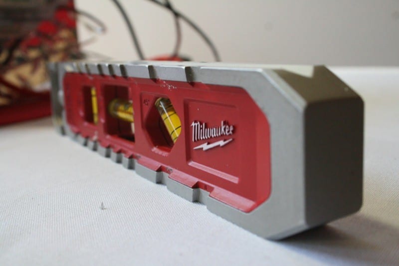 Milwaukee 10-inch torpedo level angled