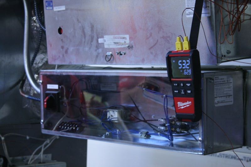 Milwaukee 2270-20 Contact Temperature Meter testing