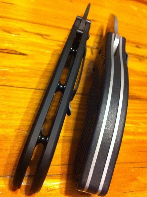 Kershaw Tiger-Stripe Blur rear