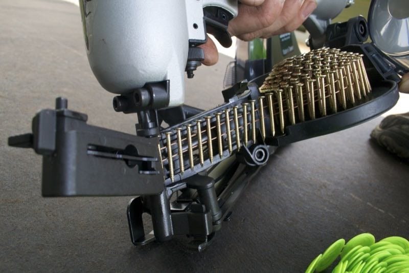 installing coil nails