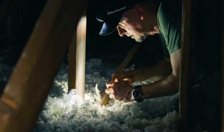 OrkinTherm Blow-in Insulation with Pest Control