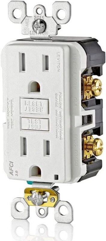 Leviton OBC Arc Fault Circuit Interrupter AFCI Receptacle