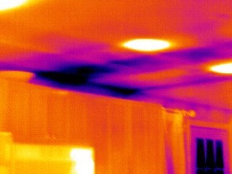 FLIR Thermal Imagers in Disaster Recovery water damage detection
