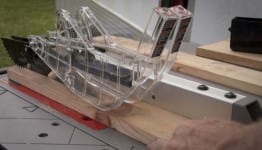 ryobi RTS31 table saw cutting1