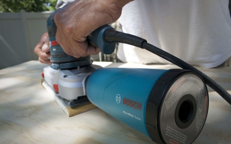 Bosch orbital sander dust collector