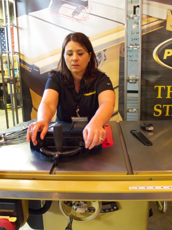 Powermatic PM 1000 120V table saw miter fence