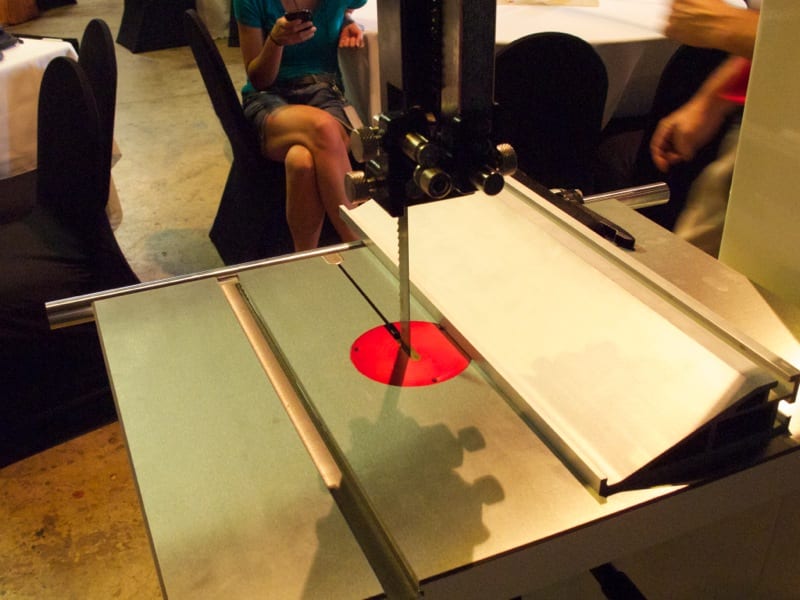 Jet Tools 14โ Steel Frame Bandsaw deck