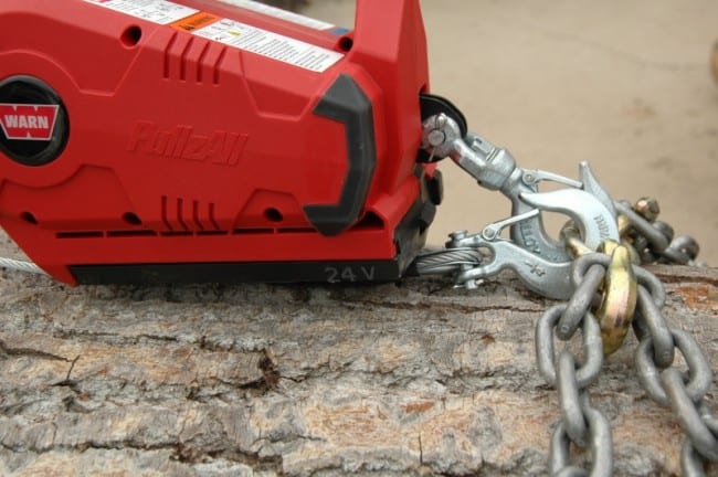 Warn PullzAll cordless rigging