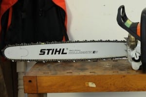 STHIL's new Rollomatic ES Guide Gar which is 30% lighter than their standard bars.