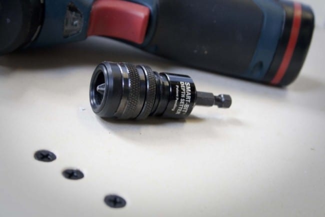 Smart-bit depth setter flush