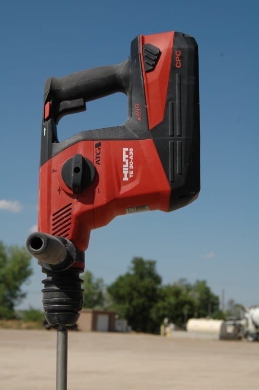 Hilti TE-30A suspended