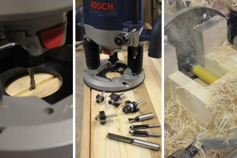 Bosch 1619EVS plunge routing