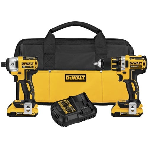 DeWalt XR DCK281D2 drill and impact driver kit