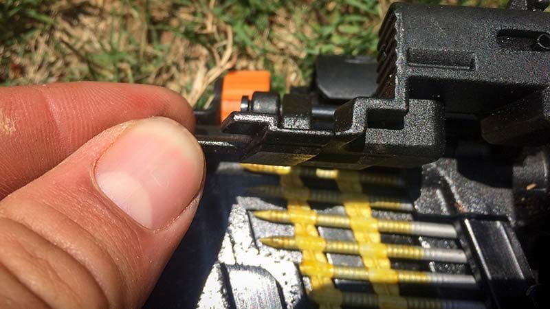 Ridgid R350RHE Framing Nailer Jam Clearance