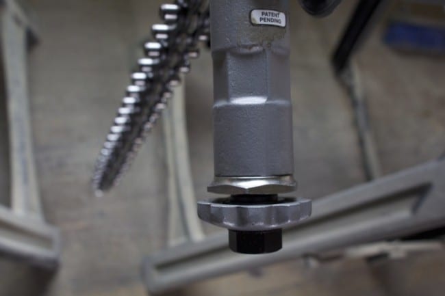 Ridgid soil pipe cutter end2