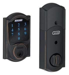 The Schlage Camelot touchscreen deadbolt