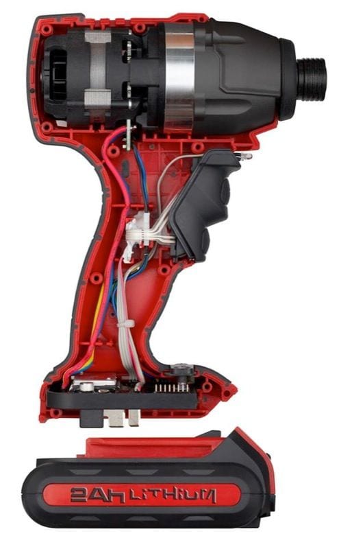 909 Touch impact driver cutaway