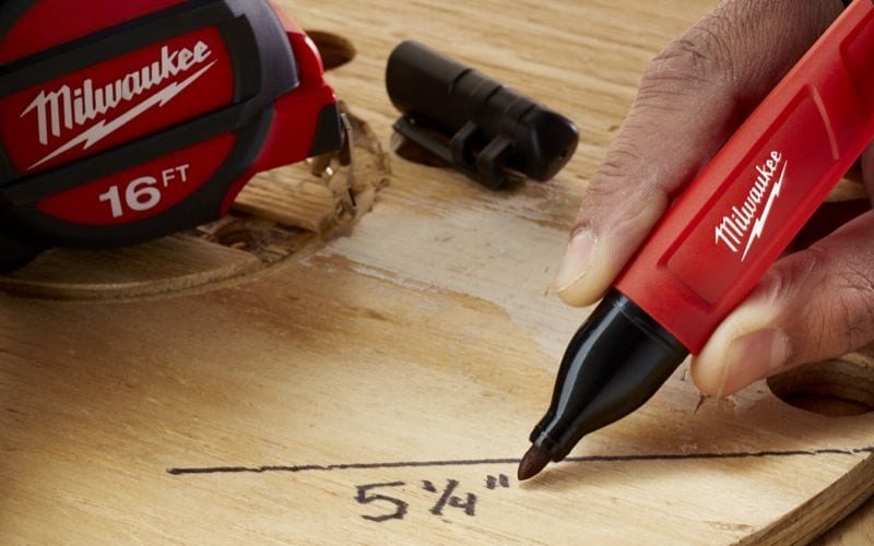 Milwaukee Fine Point Marker writing