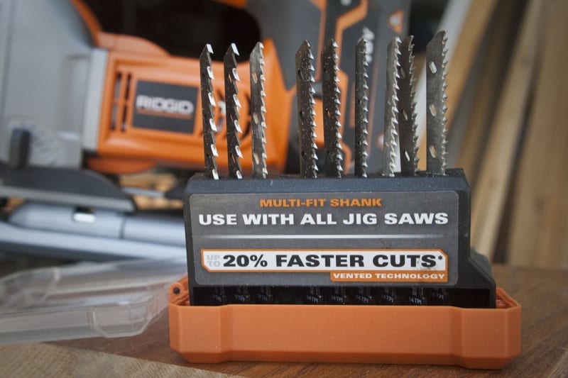 Ridgid 18V jigsaw blades