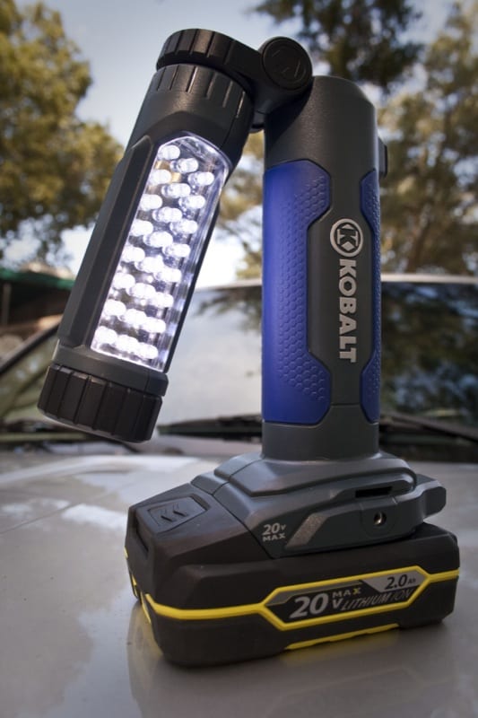 kobalt 20V LED work light