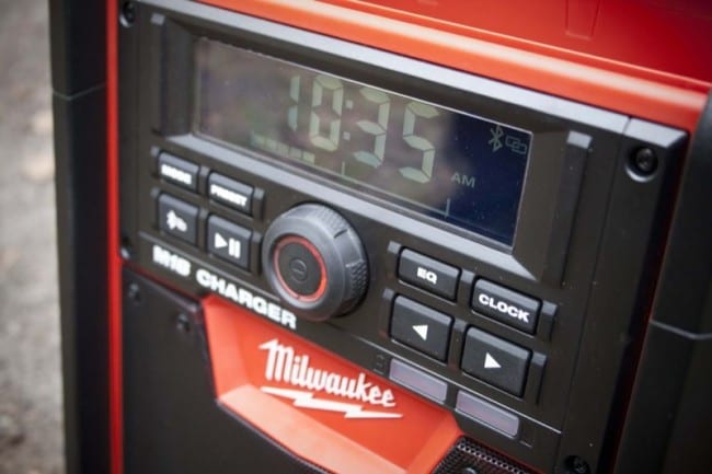 M18 radio Bluetooth controls