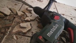 Metabo KHE 3250 rotary hammer side