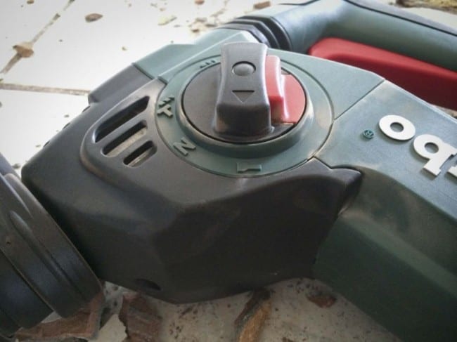 Metabo KHE 3250 rotary hammer mode switch