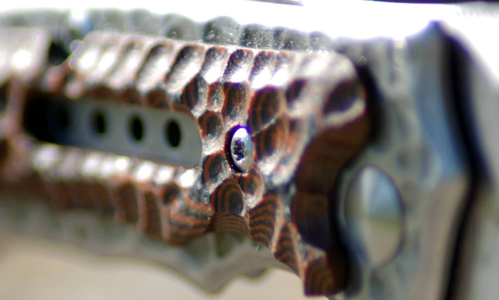 CRKT Fossil Handle Texture