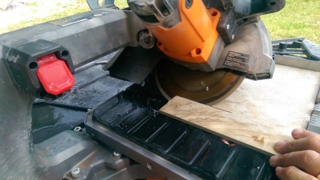 Cutting was still very smooth and true