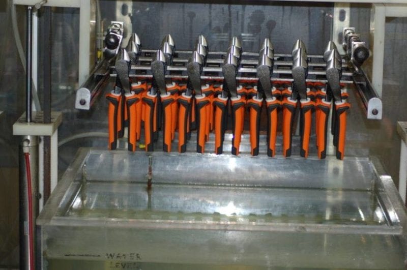 Klein side cutters on rack
