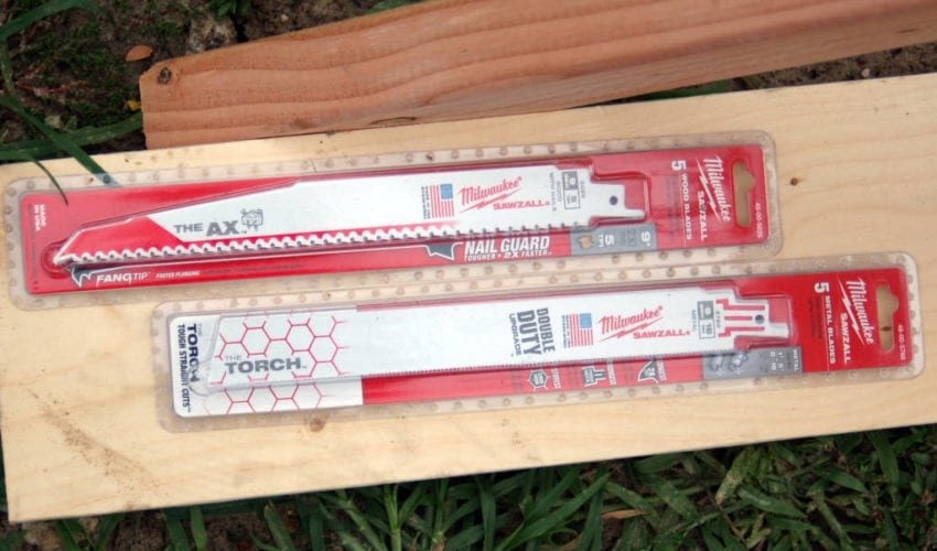 Milwaukee Sawzall Blades